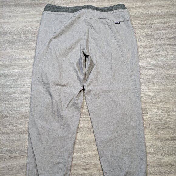 Patagonia Women's Large Hampi Rock Pants Climbing Joggers Gray Hemp Drawstring - Picture 7 of 14